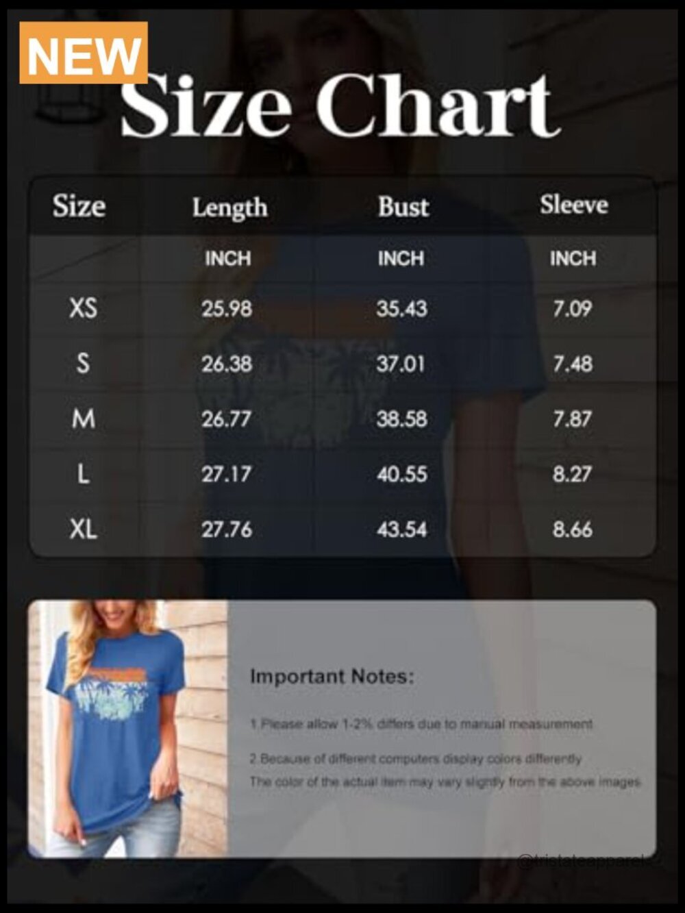 Women LA Graphic Letter Print Short Sleeve Tee Loose Casual Top - Picture 6 of 7